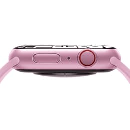 Apple Watch Series 9 (2023) GPS + Cellular 41 mm - Aluminium Pink - Sport band Pink