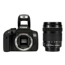 Reflex EOS 750D - Black + Canon Zoom EF-S 18-135mm f/3.5-5.6 IS STM f/3.5-5.6