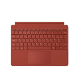 Keyboard AZERTY French Wireless MICROSOFT Clavier Type Cover Surface Rouge Coquelicot pour Surface Go 3 - AZERTY