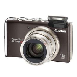 Compact PowerShot SX200 IS - Brown + Canon Canon Zoom Lens 28-336 mm f/3.4-5.3 f/3.4-5.3