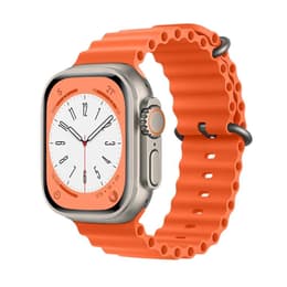 Apple Watch (Ultra) 2022 GPS + Cellular 49 - Titanium Grey - Ocean band Orange