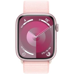 Apple Watch Series 9 (2023) GPS 41 mm - Aluminium Pink - Sport loop Pink