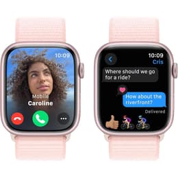 Apple Watch Series 9 (2023) GPS 41 mm - Aluminium Pink - Sport loop Pink