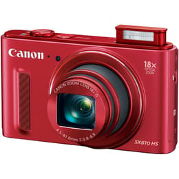 Canon PowerShot SX610HS - Red + Canon Zoom 18x 4,5-81mm f/3.8-6.9