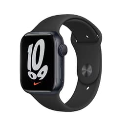 Apple Watch (Series 7) 2021 GPS + Cellular 41 - Aluminium Midnight - Sport band Black