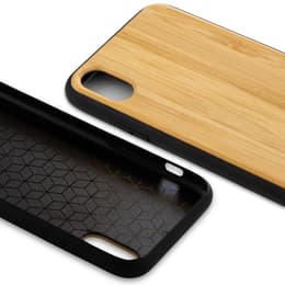 Case iPhone X/XS and protective screen - Wood - Wood