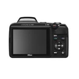 Compact Coolpix L340 - Black + Nikon Nikkor 28x Wide Optical Zoom ED VR 22.5-630mm f/3.1-5.9 f/3.1-5.9