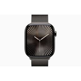 Apple Watch Series 10 (2024) GPS + Cellular 46 mm - Titanium Slate - Milanese loop Black