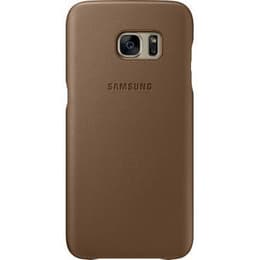Case Galaxy S7 edge - Leather - Brown