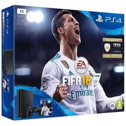 PlayStation 4 Slim 1000GB - Black + FIFA 18