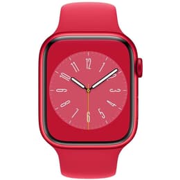 Apple Watch Series 8 (2022) GPS + Cellular 41 mm - Aluminium Red - Sport band Red