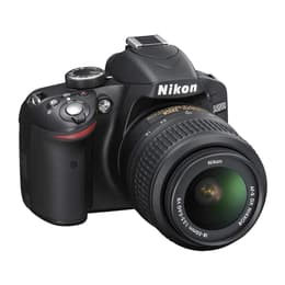 Reflex D3200 - Black + Nikon AF-P Nikkor DX 18-55mm f/3.5-5.6G VR + AF-S DX Nikkor 55-200mm f/4-5.6G ED VR II f/3.5-5.6 + f/4-5.6