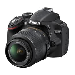 Reflex D3200 - Black + Nikon AF-P Nikkor DX 18-55mm f/3.5-5.6G VR + AF-S DX Nikkor 55-200mm f/4-5.6G ED VR II f/3.5-5.6 + f/4-5.6