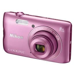 Compact Coolpix A300 - Pink + Nikon Nikkor 8x Wide Optical Zoom VR 25-200mm f/3.7-6.6 f/3.7-6.6