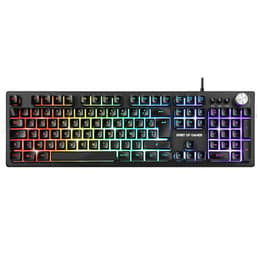 Spirit Of Gamer Keyboard AZERTY French Backlit Keyboard Pro K7