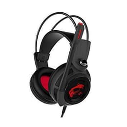 MSI DS502 gaming wired Headphones with microphone - Black/Red