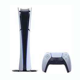 PlayStation 5 Digital Edition 1000GB - White Digital Edition (Slim Chassis) + No