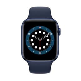 Apple Watch (Series 7) 2021 GPS 41 - Aluminium Black - Sport band Blue