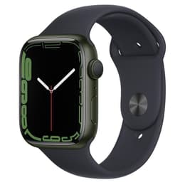 Apple Watch (Series 7) 2021 GPS 45 - Aluminium Green - Sport band Black