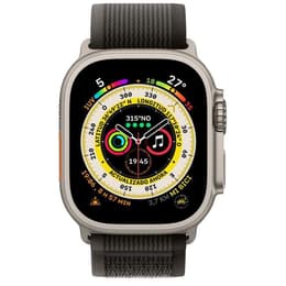 Apple Watch (Ultra) 2022 GPS + Cellular 49 - Titanium Grey - Trail loop Black