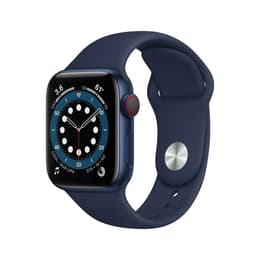 Apple Watch (Series 6) 2020 GPS + Cellular 40 - Aluminium Blue - Sport loop Blue