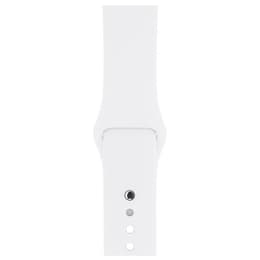 Apple Watch (Series 3) 2017 GPS 42 - Aluminium Silver - White