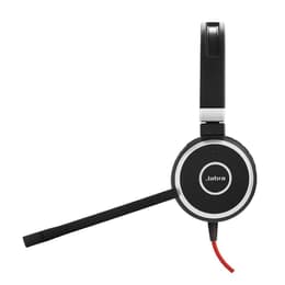 Jabra Evolve 40 noise-Cancelling wired Headphones with microphone - Black/Red