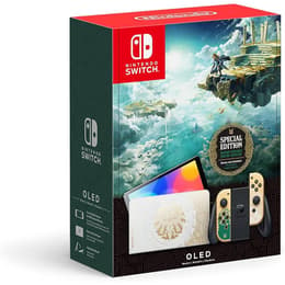 Switch OLED 64GB - Gold - Limited edition The Legend Of Zelda Tears Of The Kingdom