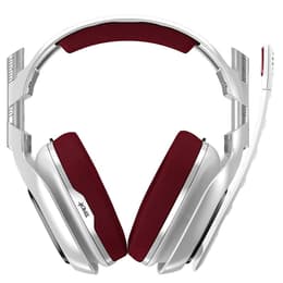 Logitech A40 noise-Cancelling gaming wired Headphones with microphone - White/Red