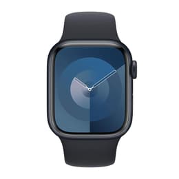 Apple Watch Series 9 (2023) GPS + Cellular 41 mm - Aluminium Midnight - Sport band Black