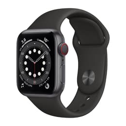 Apple Watch (Series 6) 2020 GPS 44 - Aluminium Grey - Sport band Black