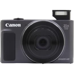 Compact PowerShot SX620 HS - Black + Canon 25X Optical Zoom Lens 25-625mm f/3.2-6.6 f/3.2-6.6