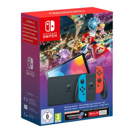 Switch OLED 64GB - Black - Limited edition Switch OLED Mario Kart 8 Deluxe + Mario Kart 8 Deluxe