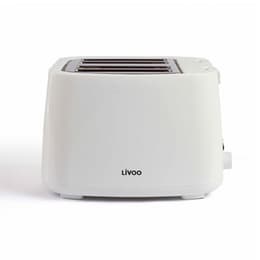 Toaster Livoo DOD167W 4 slots - White