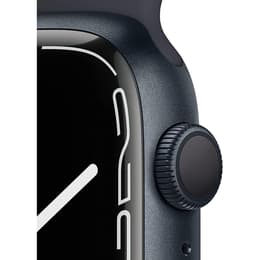 Apple Watch (Series 8) 2020 GPS + Cellular 45 - Aluminium Midnight - Sport band Midnight