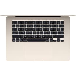 MacBook Air 15-inch (2025) - Apple M4 10-core and 10-core GPU - 16GB RAM - SSD 256GB - Standard display - QWERTY - Dutch