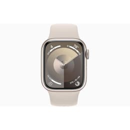 Apple Watch Series 9 (2023) GPS + Cellular 41 mm - Aluminium Starlight