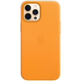 Apple Case iPhone 12 Pro Max - Magsafe - Leather Yellow