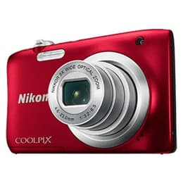 Compact Coolpix S5100 - Red + Nikon Nikon Nikkor 5x Wide Optical Zoom VR 5.0-25.0mm f/2.7-6.6 f/2.7-6.6