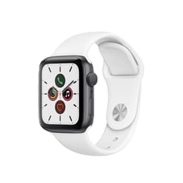 Apple Watch Series 5 (2019) GPS + Cellular 44 mm - Aluminium Space Gray - Sport band White
