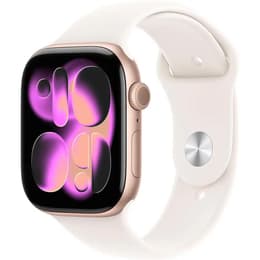 Apple Watch Series 11 (2025) GPS 46 mm - Aluminium Rose Gold - Sport band Pink