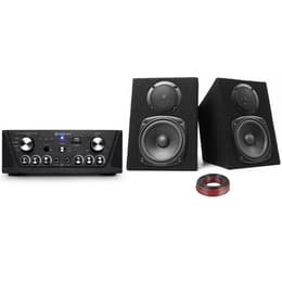Gefroy Amplificateur Skytronic karaoké noir USB/SD/FM 160W + Enceintes Fenton DJ compactes 2x100W Speakers - Black