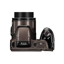 Compact CoolPix L810 - Bronze + Nikon Nikon Nikkor 26x Wide Optical Zoom 22.5-585 mm f/3.1-5.9 f/3.1-5.9