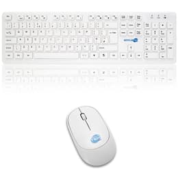 Simpletek Keyboard QWERTY English Wireless M&K INGLESE UK Kit Mouse and Keyboard