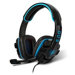 Spirit Of Gamer XPERT-H2 noise-Cancelling gaming wired Headphones with microphone - Black