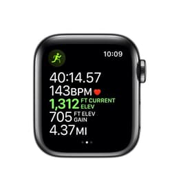 Apple Watch Series 4 (2018) - (band not included) - GPS + Cellular 44 mm - Space Black Stainless steel