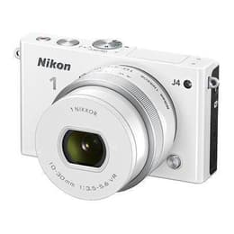 1 J4 - White + Nikon 1 Nikkor 10-30mm f/3.5-5.6 VR f/3.5-5.6VR