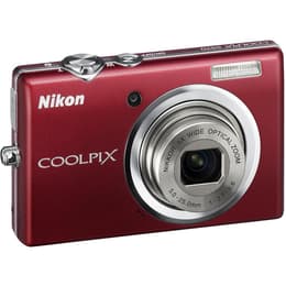 Compact Coolpix S570 - Red + Nikon Nikkor Wide Optical Zoom f/2.7-6.6