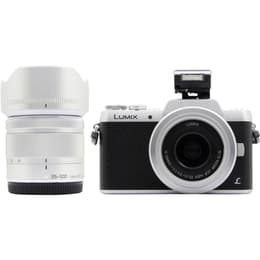 Lumix DMC-GF7 - Silver/Black + Panasonic Lumix G Vario 12-32 mm f/3.5-5.6 + 35-100 mm f/4-5.6 f/3.5-5.6 + f/4-5.6