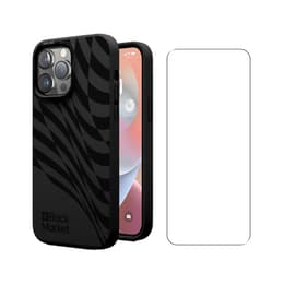 Back Market Case iPhone 14 Pro Max and protective screen - 100% Biodegradable - Black Wave